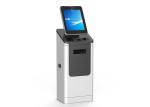 Hotel Self Service Kiosk With QR Code Scanner RFID Card Reader NFC Reader A4