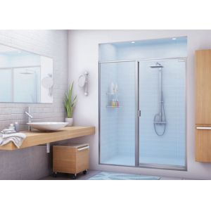 China Various Size Bathtub Shower Glass With Tempered / Laminated Processing on sale