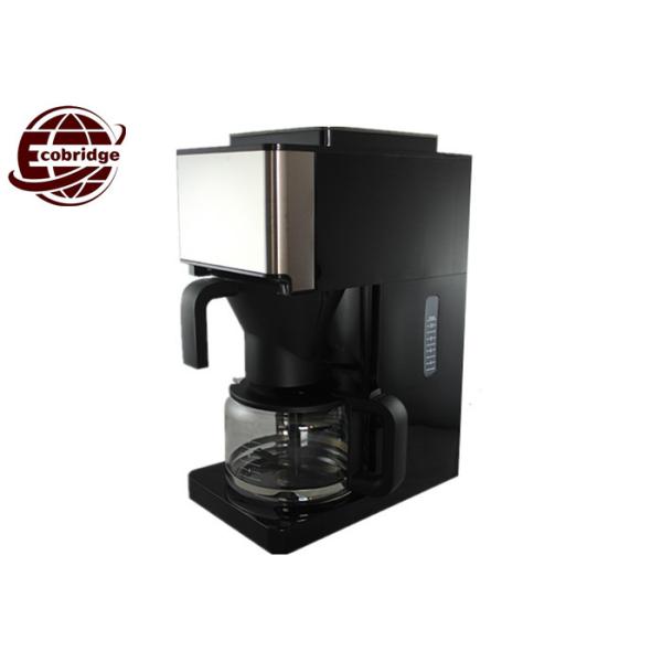 Quality Custom Home Coffee Machines Auto Grind Coffee Maker With Black Silver Durable wholesale