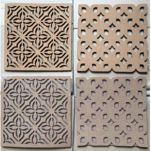 Cork cutout foam pin board with adhesive backing for wall application