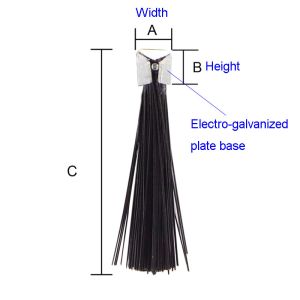 Dustproof Door Bottom Seal Strip - Dust-Proofing at its Best with Bristles