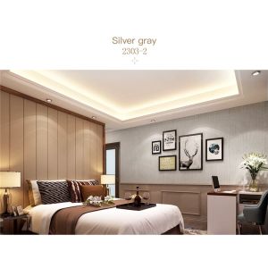 China 50m Paper Backed Fabric Wallcovering Anti Mild Decorative Wall Covering on sale