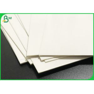 C1S One Side Glossy White Cardboard 1mm 1.5mm Duplex Board White Back Sheets