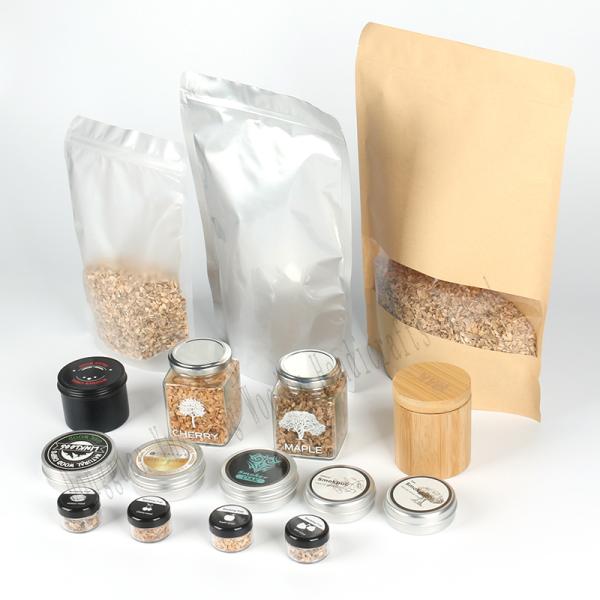 Quality Custom Wood Chips for Smoking Whiskey Bourbon BBQ 12 Types wholesale