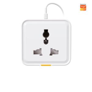 Cheap Tuya Smart Home Plug: Universal Type-C 16A WiFi RF433 Travel Adapter Socket with App Control, Voice Assistant Compatibility, and Energy Monitoring for sale