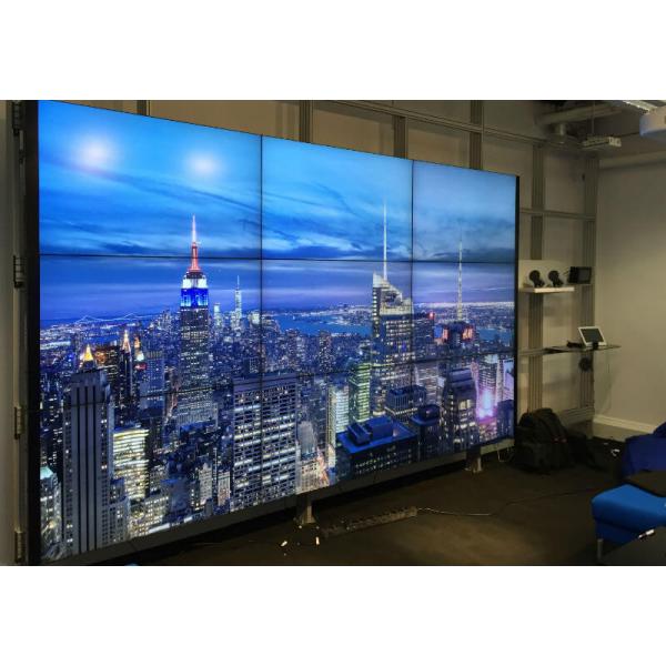 Custom Seamless Video Wall Monitors , 49 Inch Exhibition 4 Screen Video Wall