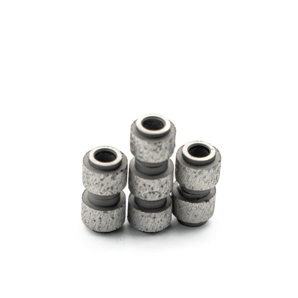 Quality D11.0mm Vacuum Brazed Diamond Wire Saw Beads for High Cutting Speed Stone Block Tools wholesale