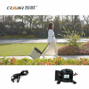 Durable 12V 24V DC Mini Car Refrigerator With Electronic Temperature Control