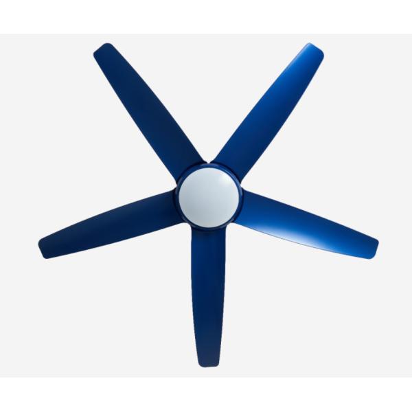 Blue 56 Inch Modern DC Motor Ceiling Fan remote control With Light