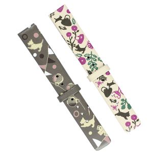 Cheap Print 26mm Leather Watch Strap Bands With Pattern ROHS CE Passed for sale