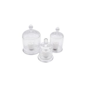 Transparent Candle Making 8cm 10.5cm Empty Glass Jars