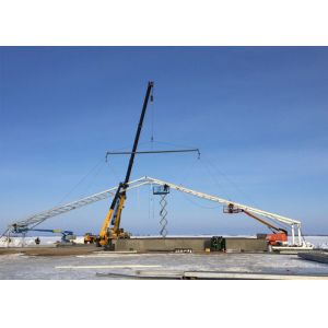 Clear Industrial 50mx55m Warehouse Tent With Heating System