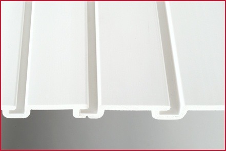 Customized Length PVC Slatwall with Excellent Fire Resistance 4ft and 8ft Ready