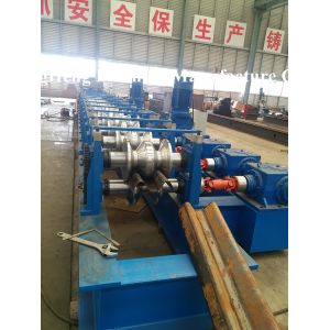Expressway / Highway Guardrail Forming Machine Hydraulic Pre - Punching 350kpa