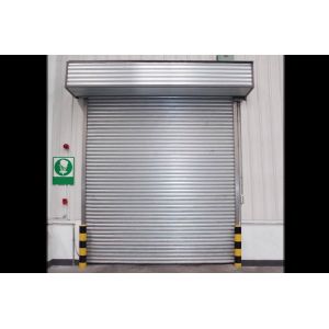 China Commercial Buildings Fire Rated Roller Shutter Doors Steel Automatic Fire Shutters on sale