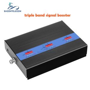 GSM DCS Mobile Phone Signal Booster 2100 Triple Band Repeater IP40 AC110V