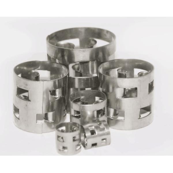 Quality Metallic SS Pall Rings , Random Packing Column Heat Resistance For Absorption Tower wholesale