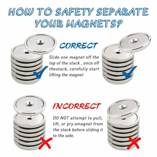 Sintered NdFeB Neodymium Pot Magnet With Swing Swivel Hook