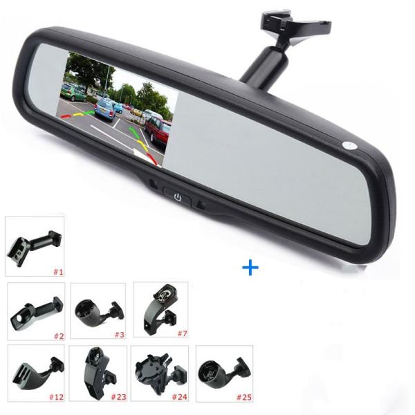 Quality Delicate Rear View Mirror Reverse Camera , 3.5" Reverse Camera Mirror Kit 480x272 Pixels wholesale