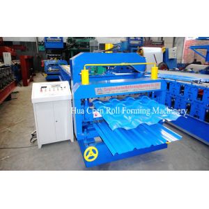 Double Layer Cold Roll Forming Equipment For Color Steel Plate , Hydraulic