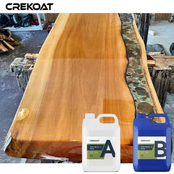 Quality Low Maintenance Clear Epoxy Resin Poured Table Tops Providing A Smooth And Seamless Surface wholesale