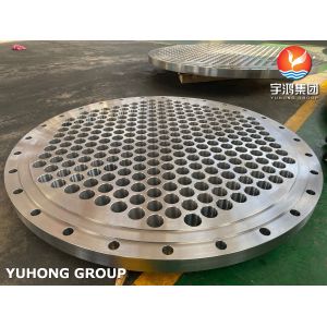 1.4541 Tube Plate EN10028-7 Forged Tubesheet For Heat Exchanger