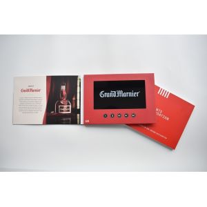 Creative LCD Video Brochure Greeting Card In Video High Resolution For Retail