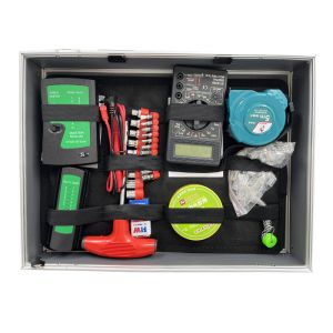 Professional Telecom Networking tool kit tools set with aluminum alloy box