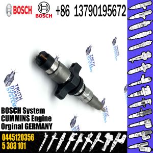 Excavator parts common rail fuel injector 5303101 0445120356 for cummins engine