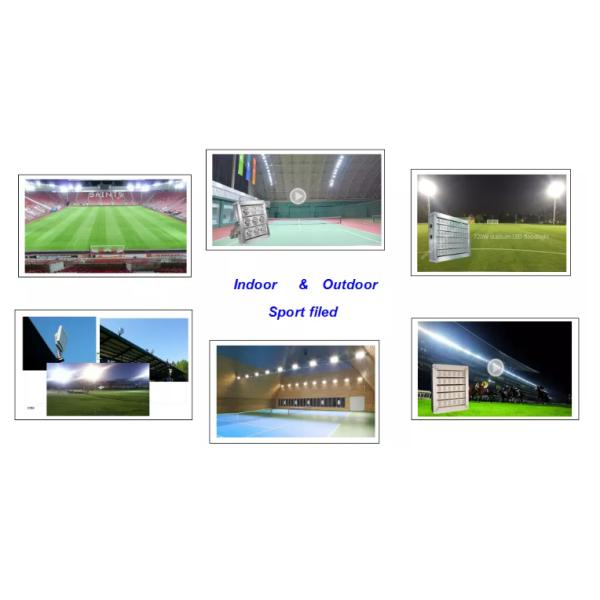 High Power LED Stadium Floodlights , LED Outdoor Sports Lighting 140lm/W 400w 500w