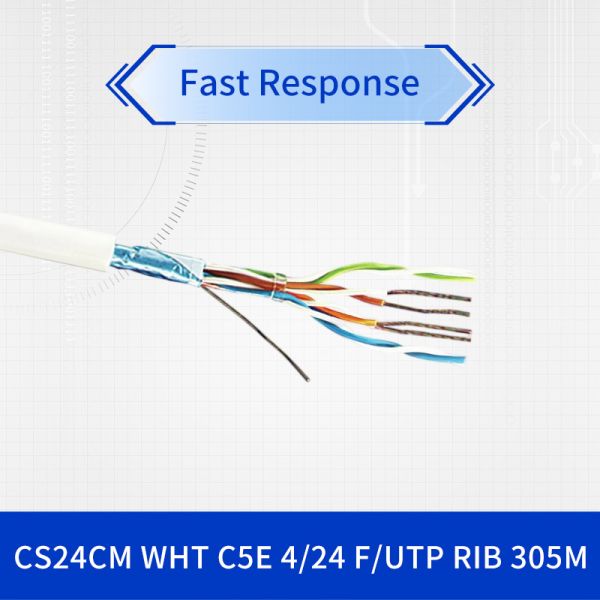 Quality CommScope 305 Meter Category 5e F/UTP Cable with Foil Overall Shield and PVC Jacket for Reliable Networking wholesale