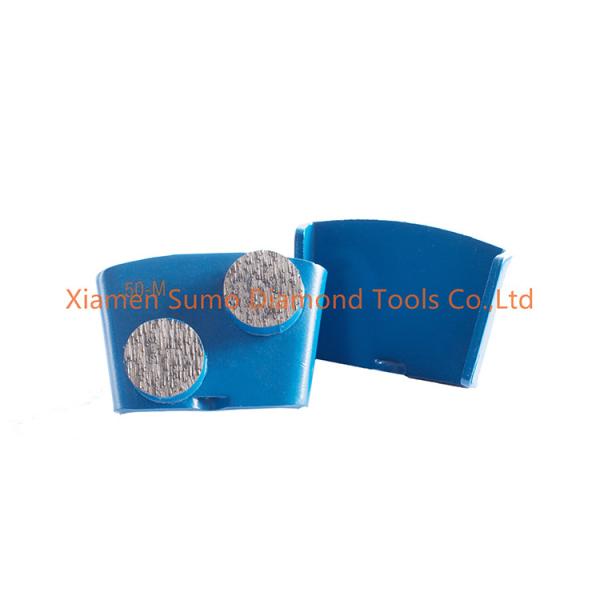 Rigid HTC Diamond Tooling Double Buttons Segment For HTC Floor Grinder