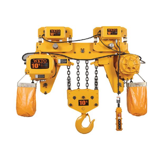 Quality Workshop 5 Ton Electric Chain Hoist For Overhead Crane CE Approval wholesale