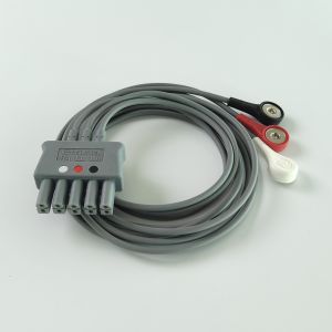 Philip Grey Original 3-Lead Button Branch 1M US Standard RA White, LL Red, LA