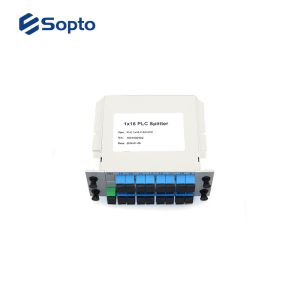 Reliable Fiber Cable Splitter , PLC Splitter 1x4 SM LC Connector Type