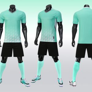 Premium Fabric Lightweight Plain Soccer Jerseys Breathable Football Jersey Set