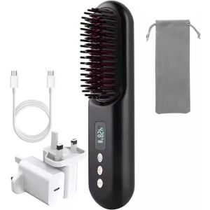China Travel Electric Hair Straightener Comb with USB Rechargeable and 6 feet Cord Length on sale