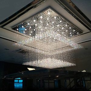 China Modern Design Large Crystal Chandelier Hotel Lighting AC110V 220V Hotel Contemporary chandelier（WH-NC-106) on sale