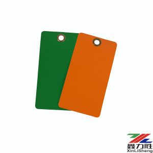 Lockout Tagout Plastic Safety Tag With Subject Matter Customized Mounting Hole