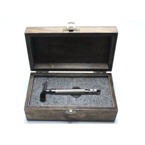 Custom Logo Wood Gift Packaging Boxes With Lining , Personalised Wood Gift Box