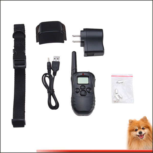 Quality 300M Anti Back Dog Shock Training Collar LCD Mode Display Remote Control Pet Trainer Kit wholesale