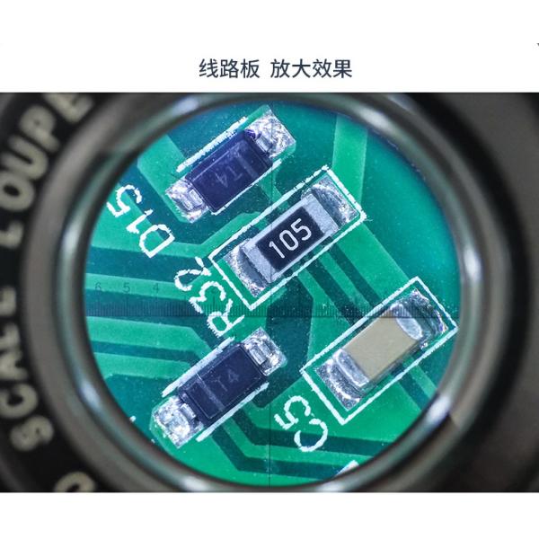 Quality 1002L 1003L 8 Patches LED Pocket Magnifiers 10x With Light wholesale