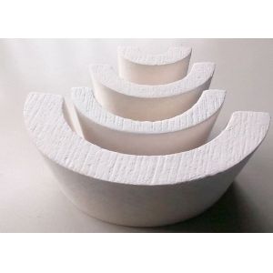 FS-6749 1000°C Calcium Silicate Pipe Crude Oil Pipeline White Color