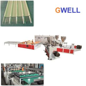 Synthetic Resin Glazed Tile PVC Roof Board Extrusion Line ASA Co Extrusion