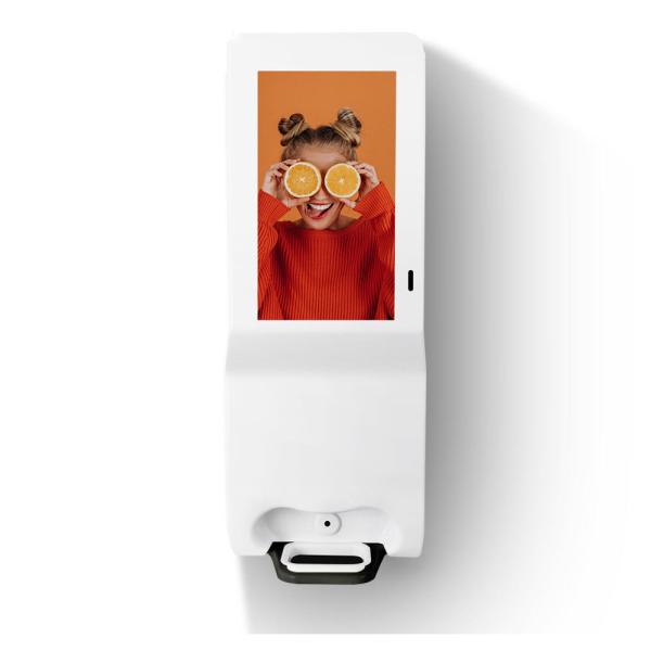Hand Sanitizer Dispenser LCD Digital Signage Life Care Gel Foam Sanitizer