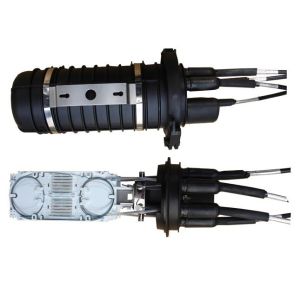 Cheap Aluminum Alloy Metal Plastic ADSS Joint Box High Mechanical Strength for sale