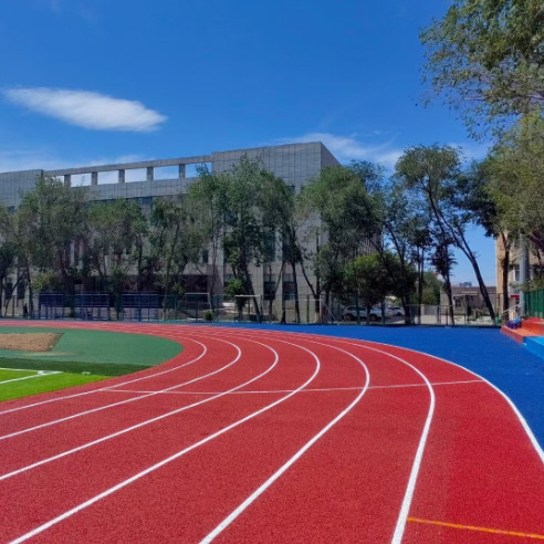 Quality Quick-Install Eco-Friendly Innovative Semi-Prefabricated Athletic Track WA & SGS Certificated wholesale