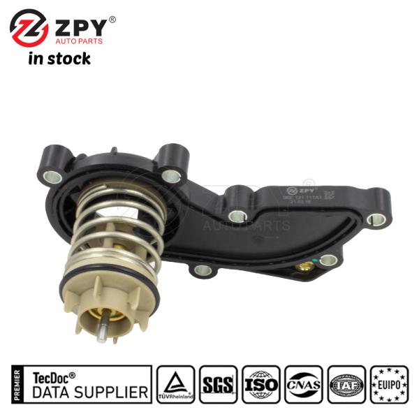 Quality ZPY Engine Cooling Thermostat 06E121111AT for Audi A4 A5 A6 A7 A8 wholesale