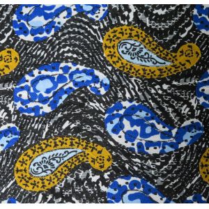Paisley Pattern of Digital Printed Fabric