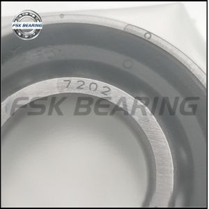 Single Row 7202CY P5 7202C P5 Angular Contact Ball Bearing 15x35x11 mm Gcr15